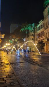 Rue Bom Jesus pendant la nuit