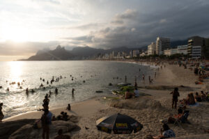 Couché de soleil sur Ipanema