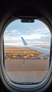 Arrivée à l'aéroport d'El Calafate